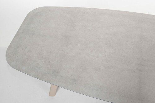 Taste 4SO Manolo eettafel latte met geprint keramiek tafelblad 240 x 103 cm. - afbeelding 4