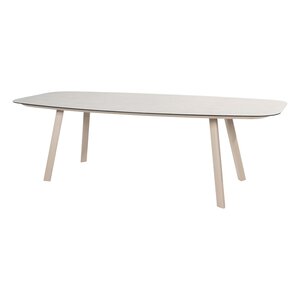 Taste 4SO Manolo eettafel latte met geprint keramiek tafelblad 240 x 103 cm. - afbeelding 1