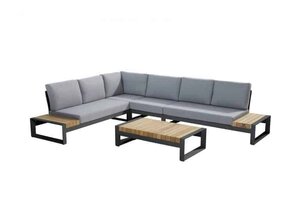 Taste 4SO Matisse loungeset antraciet + center + salontafel - afbeelding 1