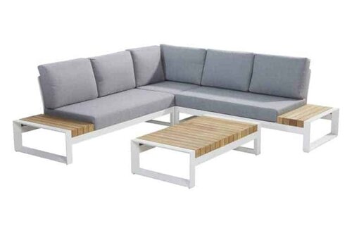 Taste 4SO Matisse loungeset wit + salontafel - afbeelding 1