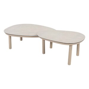 Taste 4SO Monroe salontafelset Latte/Grijs – 65 & 80 cm - afbeelding 2