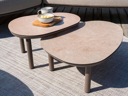 Taste 4SO Monroe salontafelset Terre/Zand – 65 & 80 cm - afbeelding 3