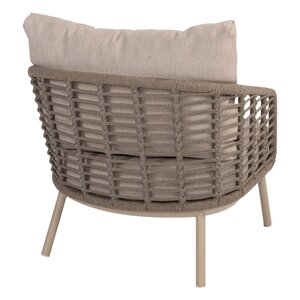 Taste 4SO Puglia loungeset – 3‑zits bank + 2 lounge stoelen + Vic salontafel 73 cm Ø - afbeelding 8