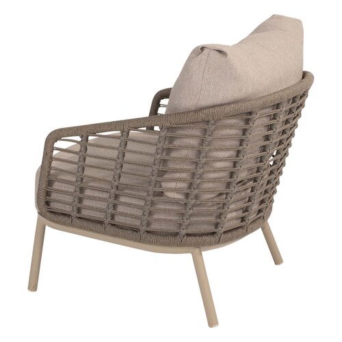 Taste 4SO Puglia loungeset – 3‑zits bank + 2 lounge stoelen + Vic salontafel 73 cm Ø - afbeelding 9