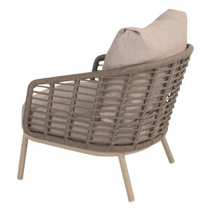 Taste 4SO Puglia loungeset – 3‑zits bank + 2 lounge stoelen + Vic salontafel 73 cm Ø - afbeelding 9