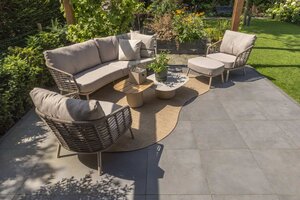 Taste 4SO Puglia loungeset latte, 3-zits loungebank + 2x lounge stoel - afbeelding 3