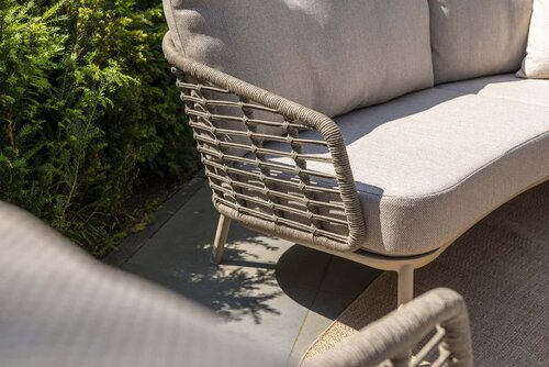 Taste 4SO Puglia loungeset latte, 3-zits loungebank + 2x lounge stoel - afbeelding 7