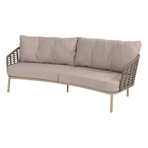 Taste 4SO Puglia loungeset latte, 3-zits loungebank + 2x lounge stoel - afbeelding 8
