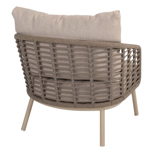 Taste 4SO Puglia loungeset latte, 3-zits loungebank + 2x lounge stoel - afbeelding 11