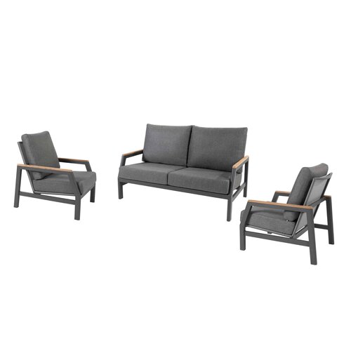 Taste 4SO Ravenna 2 x lounge stoel + 1 x 2.5-zits lounge bank