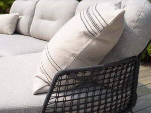Taste 4SO Rhodos chaise lounge bank + 4 Seasons Outdoor Verdi salontafel teak 73 Ø cm - afbeelding 5