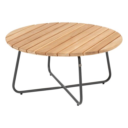Taste 4SO Rhodos chaise lounge bank + 4 Seasons Outdoor Verdi salontafel teak 73 Ø cm - afbeelding 6