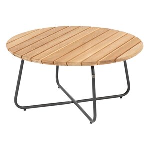 Taste 4SO Rhodos chaise lounge bank + 4 Seasons Outdoor Verdi salontafel teak 73 Ø cm - afbeelding 6