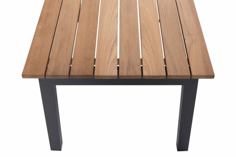 Verplicht Normaal Drank Taste 4SO Salix hoge salontafel met teak tafelblad 120 x 65 x 55 cm. -  Tuindorado