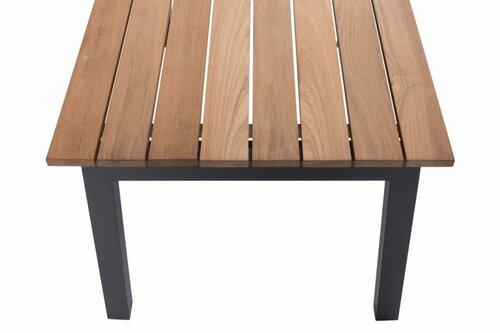 4SO Salix hoge salontafel met teak tafelblad 120 x 65 x 55 cm. - afbeelding 3
