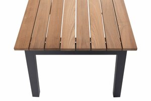 4SO Salix hoge salontafel met teak tafelblad 120 x 65 x 55 cm. - afbeelding 3