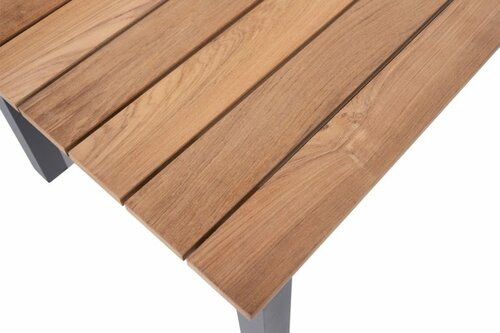 4SO Salix hoge salontafel met teak tafelblad 120 x 65 x 55 cm. - afbeelding 4