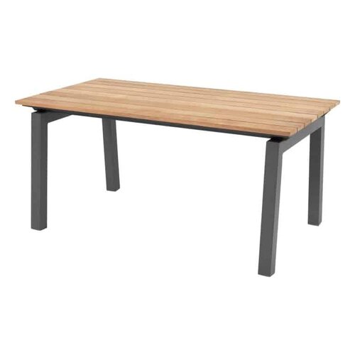 4SO Salix hoge salontafel met teak tafelblad 120 x 65 x 55 cm. - afbeelding 2