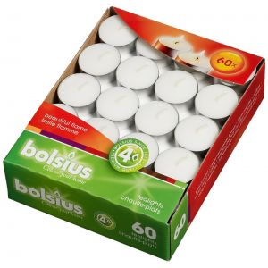 Bolsius Theelicht 4u ds60 WIT
