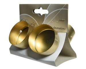 Decoris Theelichthouder - licht goud - Ø 4,2 cm - afbeelding 2