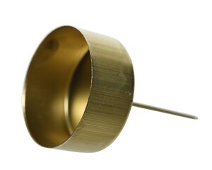 Decoris Theelichthouder - licht goud - Ø 4,2 cm - afbeelding 1