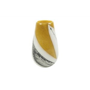 Ter Steege Vaas Jazz marble ocher D14 H23 ES/7