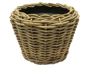 Van der Leeden drypot round cl grey d83h61cm