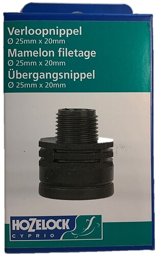 Verloopnippel ½" bu x ¾" bi - afbeelding 3