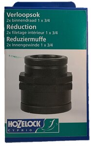 Verloopsok 1" x ¾" bi - afbeelding 1