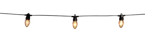 Vlamverlichting 10 LED 3 m snoer vlameffect