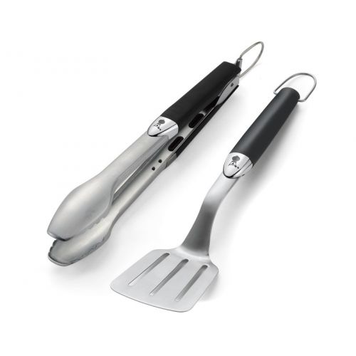 Weber Toolset tang-spatel rvs 2-delig - afbeelding 1