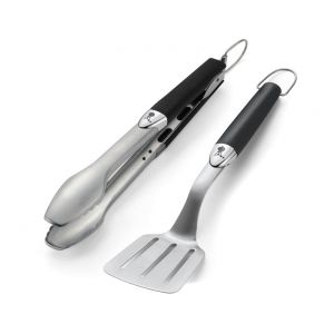 Weber Toolset tang-spatel rvs 2-delig - afbeelding 1