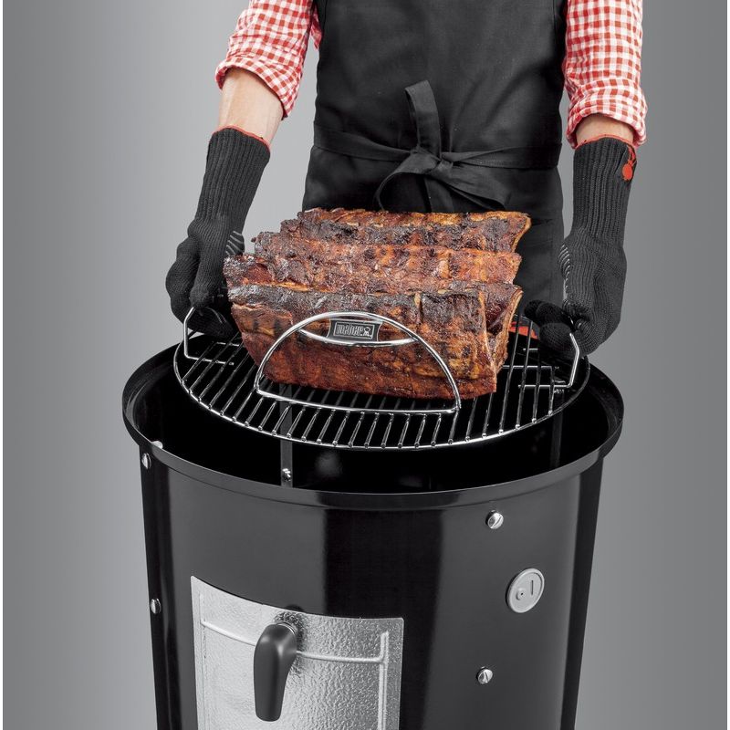 Eigendom aanwijzing terrorist Weber Smokey Mountain Cooker Smoker Ø 47 cm Black - Tuindorado