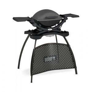 Weber Weber® Q 1400 Elektrische barbecue met stand Dark Grey - afbeelding 4
