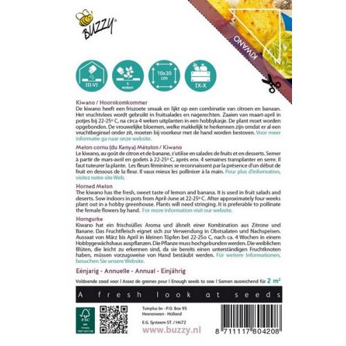 Xotica Kiwano Hoornmeloen - afbeelding 2
