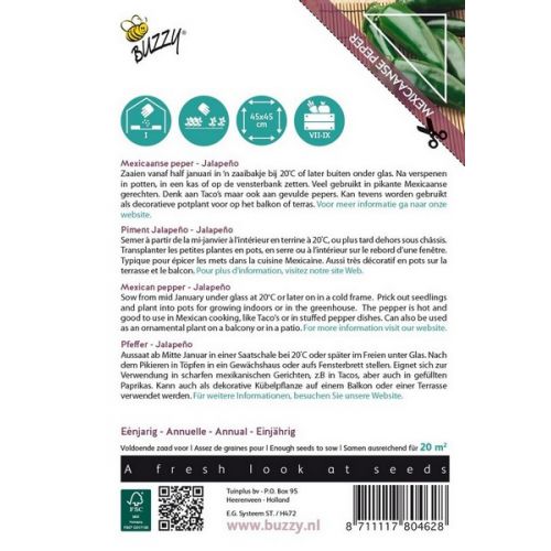 Xotica Peper Jalapeno - afbeelding 2